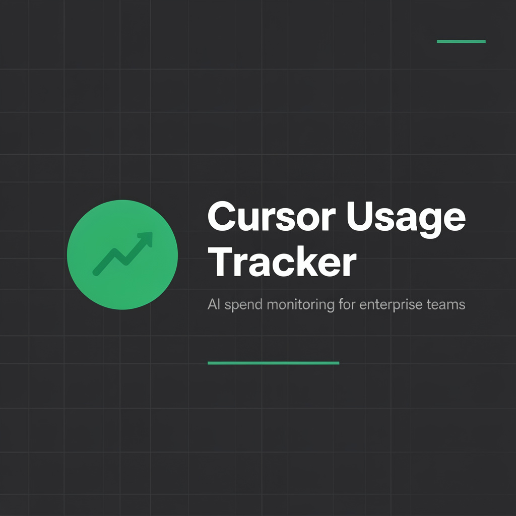 Cursor Usage Tracker — AI Spend Monitoring for Enterprise Teams
